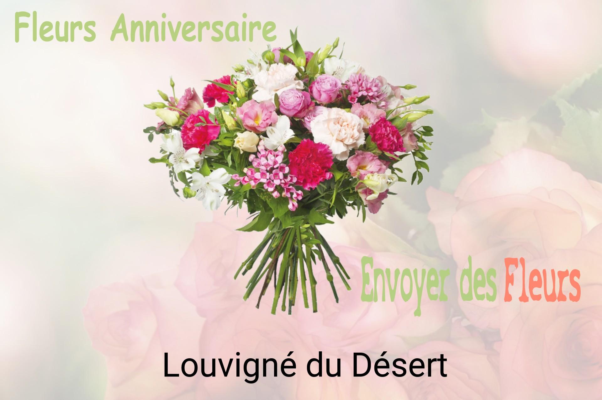 Bouquet de fleurs d’anniversaire livré à Louvigné-du-Désert