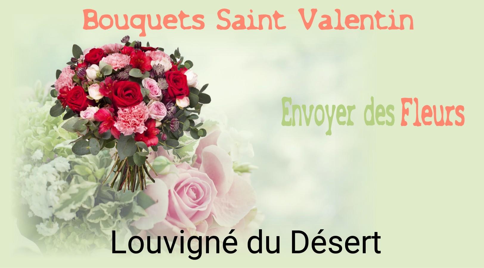 Roses de Saint-Valentin livrées à Louvigné-du-Désert